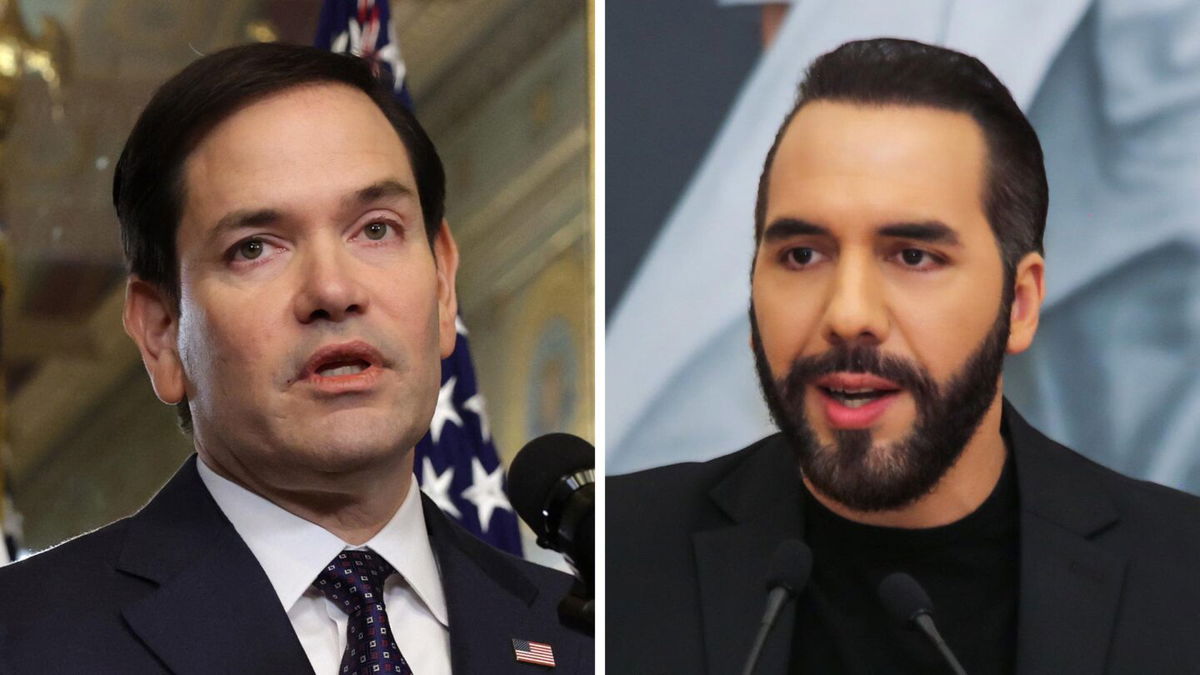 <i>Getty Images via CNN Newsource</i><br/>US Secretary of State Marco Rubio will discuss the possibility of deporting suspected Tren de Aragua gang members to El Salvador in an upcoming meeting with Salvadorean president Nayib Bukele