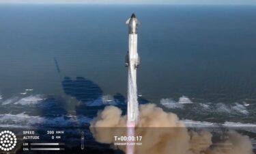 SpaceX's megarocket lifts off on its seventh test flight from the Starbase launch site near Brownsville