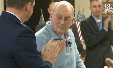 A York County man received a long overdue honor.