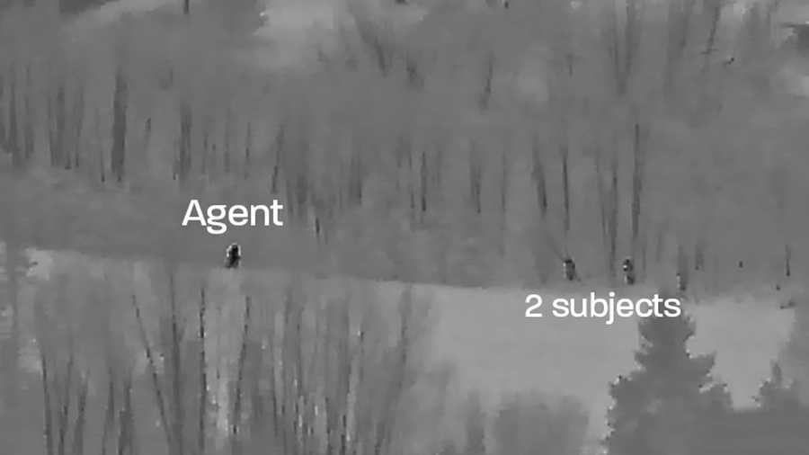 <i>U.S. Border Patrol via CNN Newsource</i><br/>U.S. Border Patrol officials said agents were recently able to find a pair of people who had illegally crossed the United States-Canada border while acting on a tip from a Maine resident.