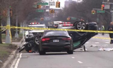 Multiple pedestrians were killed after two cars collided at Quentin Road and Ocean Parkway on Saturday