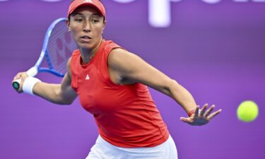 Pegula plays a shot at last month's Qatar Open. American tennis star Jessica Pegula had a parting – or departing – gift for her fellow finalists at the ATX Open: a flight to California.