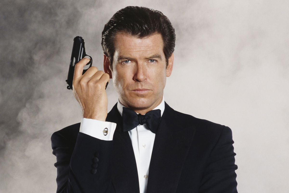 <i>Keith Hamshere/Moviepix/Getty Images via CNN Newsource</i><br/>Pierce Brosnan as James Bond in 1997's 'Tomorrow Never Dies.'