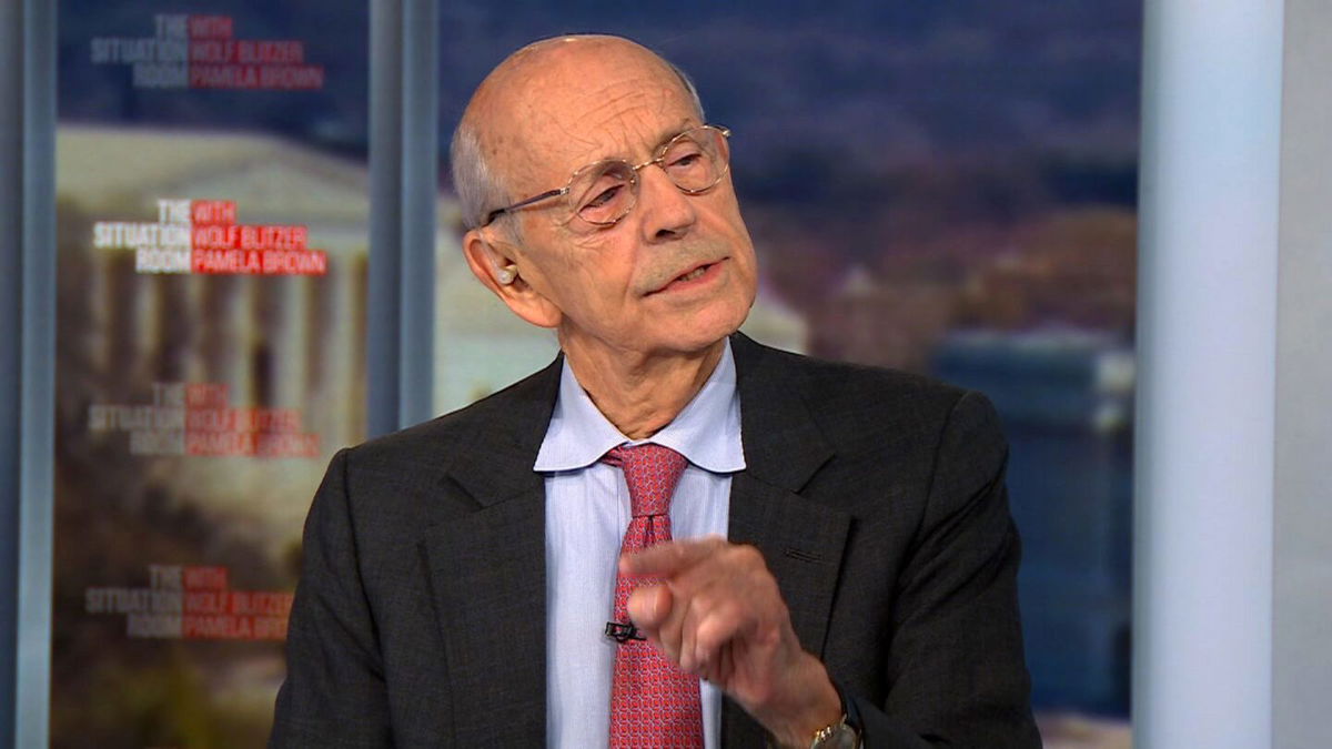 <i>CNN via CNN Newsource</i><br/>Former Associate Justice of the Supreme Court of the United States Stephen Breyer speaks to CNN's Wolf Blitzer in Washington