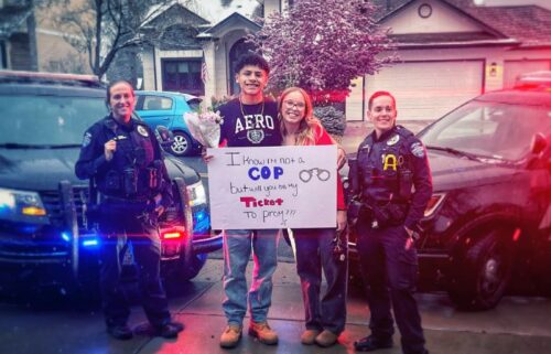 A teenage boy in Northern Colorado got help from police to pull off a special proposal.