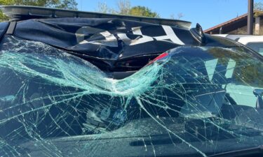 Two teenagers were arrested after Folsom police said the teens led them on a high-speed chase in a stolen car and threw a rim out of the vehicle's sunroof