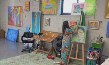 Nina Hurwitz picked up a paintbrush
