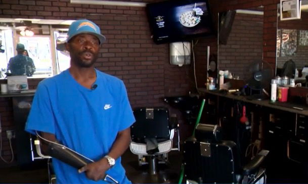 <i>KCRA via CNN Newsource</i><br/>The owner of a Stockton barbershop