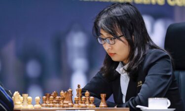 Ju Wenjun pictured here competing during the 2020 Women's World Chess Championship in Shanghai.