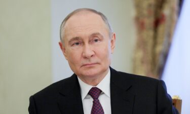 Russia's President Vladimir Putin in Moscow