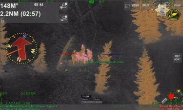 The rescue operation took place in near total darkness