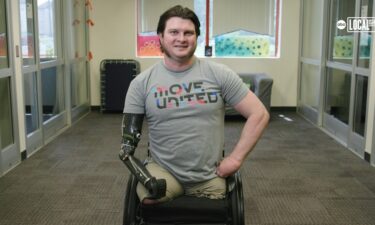 Timothy Brown is enjoying a new sport: Wheelchair Rugby.