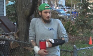 Matthew Buchan helped save an 8-year-old boy being attacked by two dogs in Manchester