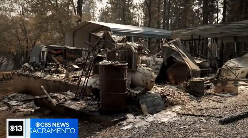 <i>KOVR via CNN Newsource</i><br/>The Baker family is no stranger to the rebuilding process