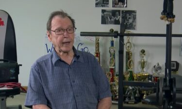 Wally Anczerewicz is an 83-year-old power lifter.