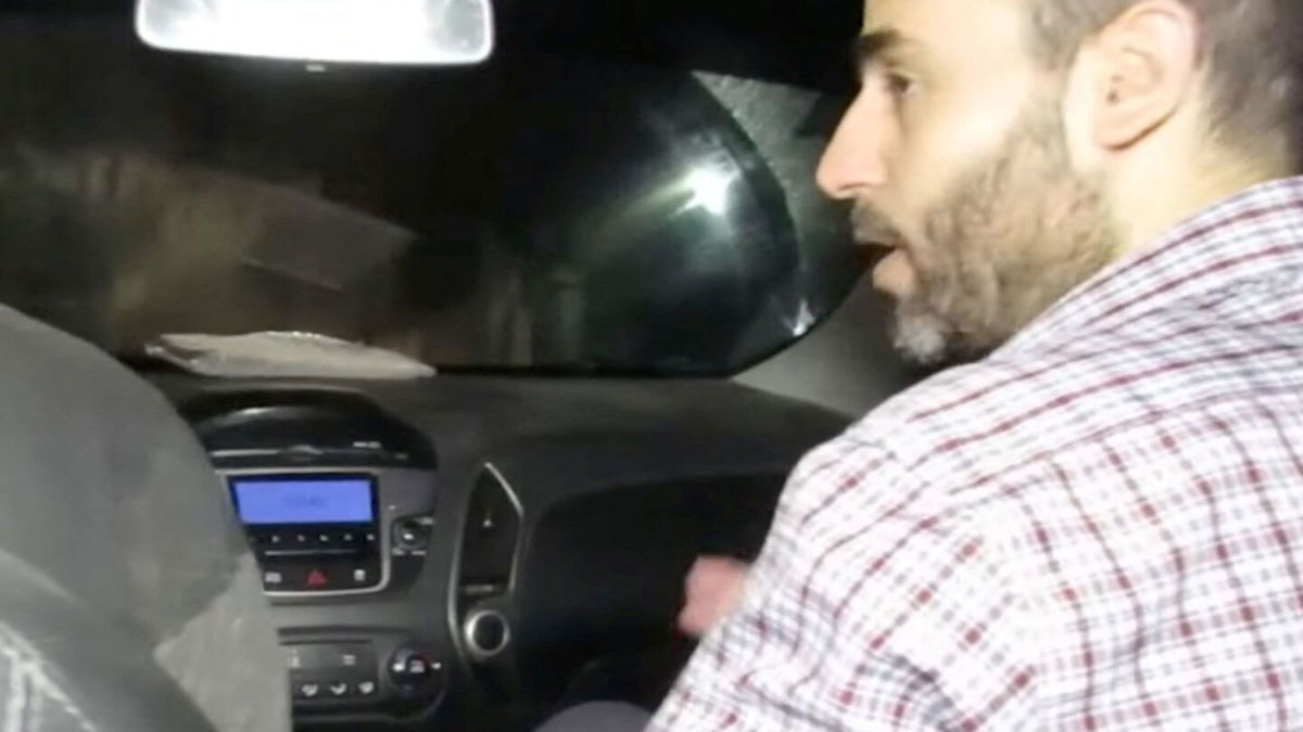 <i>Israel Defense Forces/Reuters via CNN Newsource</i><br/>This screengrab from a video released by the Israeli army allegedly shows Mohammed Sinwar traveling in a car through a tunnel near the Erez crossing