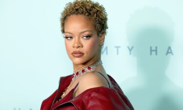 Rihanna at the Rihanna x Fenty Hair Los Angeles Launch Party in Los Angeles in 2024.