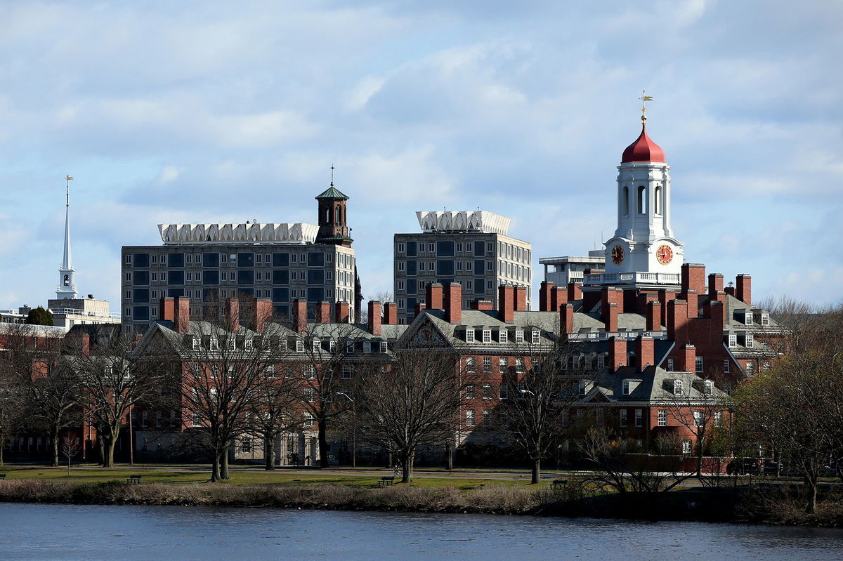<i>Maddie Meyer/Getty Images via CNN Newsource</i><br/>Harvard University is seen in 2020 in Cambridge