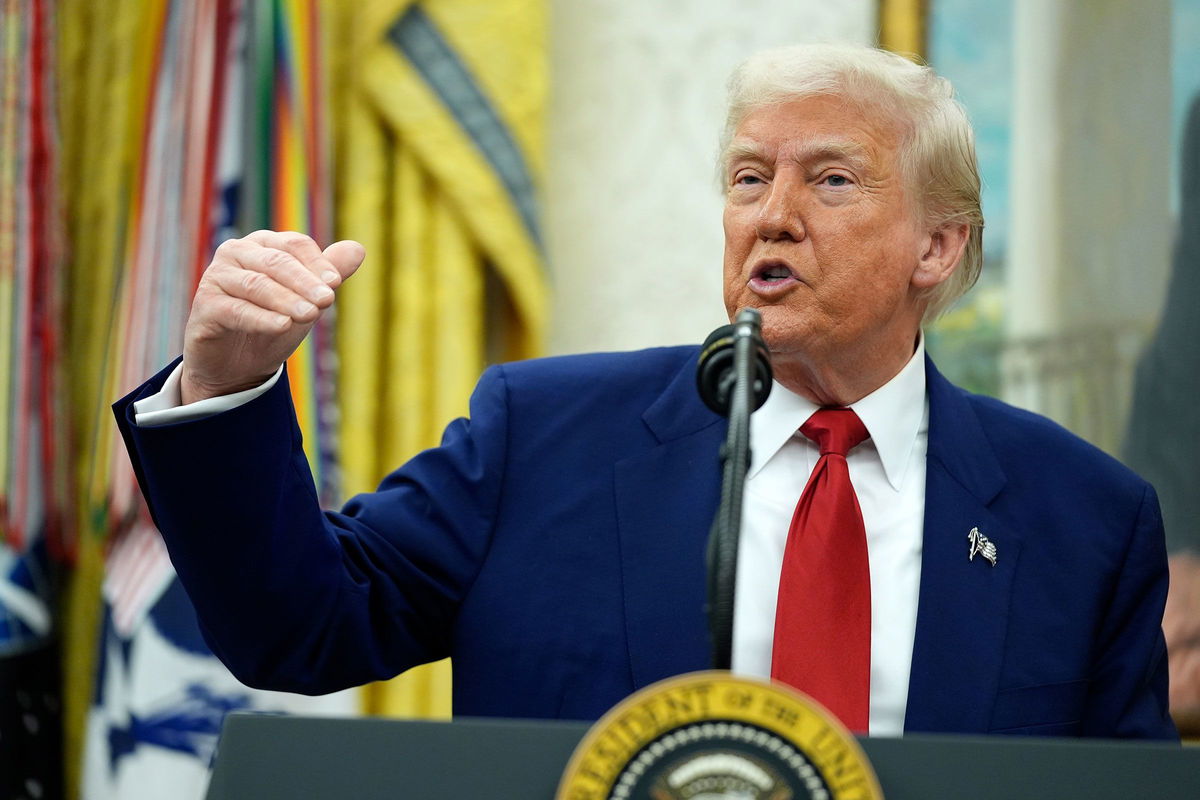 <i>Evan Vucci/AP via CNN Newsource</i><br/>