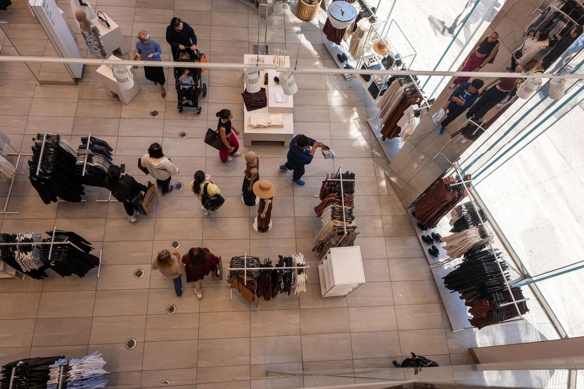 <i>Spencer Platt/Getty Images via CNN Newsource</i><br/>Economists projected that consumer spending slowed in April and that inflation cooled to 2.2%.