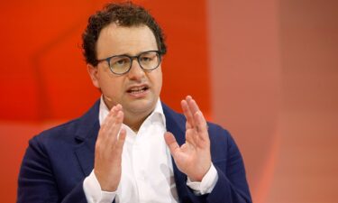Anthropic CEO Dario Amodei is seen here in May 2024 in Paris