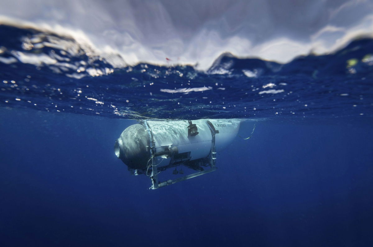 <i>From OceanGate/FILE via CNN Newsource</i><br/>The Titan submersible imploded in June 2023