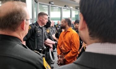 Members of the sheriff's department packed the courtroom to show their support for their late colleague.