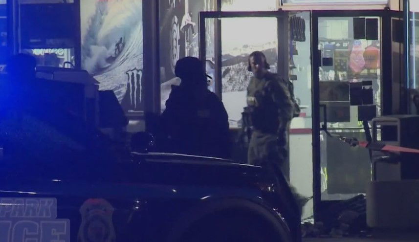 <i>WWJ via CNN Newsource</i><br/>A man who police believed was carrying a kitchen knife was taken into custody after an hours-long standoff Friday at an Allen Park