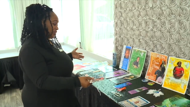 <i>WMAR via CNN Newsource</i><br/>Catanna Anderson helps the Baltimore community by assisting families in need with creating and printing obituaries for their loved ones.