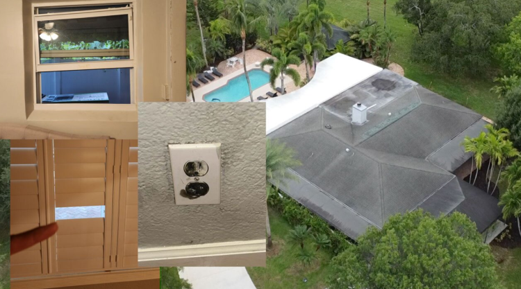<i>WPTV via CNN Newsource</i><br/>The homeowner said he expects the damage to cost him about $7
