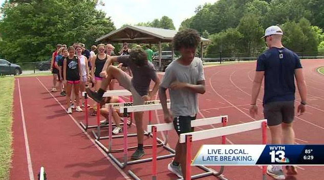 <i>WVTM via CNN Newsource</i><br/>Three Team USA Olympians spent time at Hoover High School