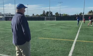 When Dr. Frank Merrill looks onto an East Palo Alto field