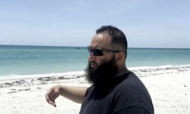 Raynell Lugo and his fellow construction workers were on a break when they heard the screams.