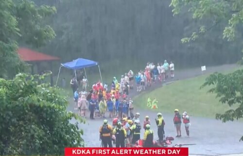 Over 100 people were rescued after a stream in North Park flooded