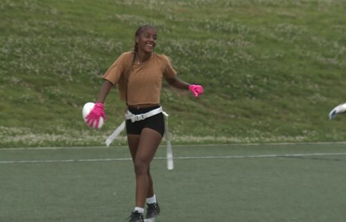 Female flag football has grown in popularity in the Kansas City metro area. This weekend
