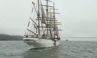 The U.S Coast Guard Barque Eagle is America's tallest ship and will be docked at Pier 17 in San Francisco for a free public tour on June 28.