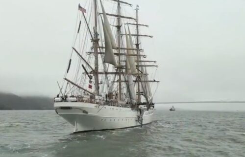 The U.S Coast Guard Barque Eagle is America's tallest ship and will be docked at Pier 17 in San Francisco for a free public tour on June 28.