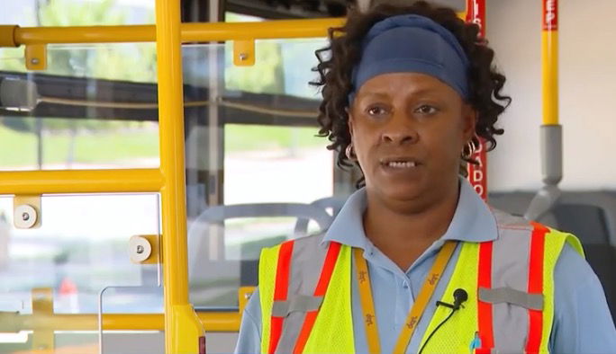<i>KCCI via CNN Newsource</i><br/>A workday became eventful for Rhonda Taylor