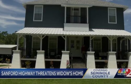 A home in Sanford built in the 1800s could be cut in half as state officials consider a new highway to alleviate traffic.