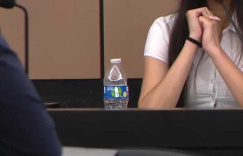 The 18-year-old broke down sobbing and fell to her knees after two days on the stand in the trial of former SouthTech Academy teacher Damian Conti. Prosecutors later read graphic Instagram messages between the pair.