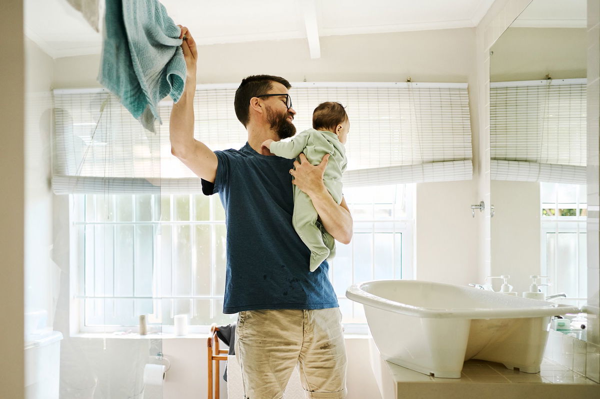 <i>AJ_Watt/E+/Getty Images via CNN Newsource</i><br/>Becoming a parent is a significant life transition for men