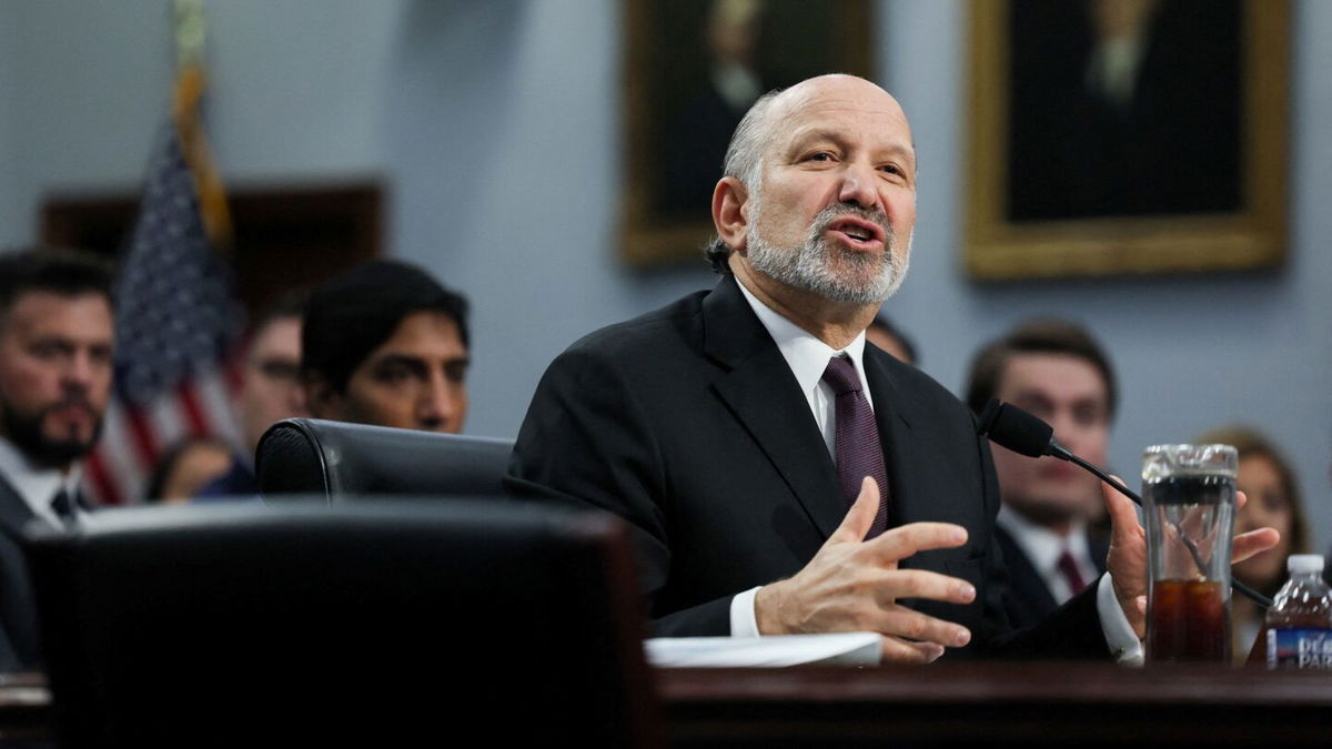 <i>Leah Millis/Reuters via CNN Newsource</i><br/>US Secretary of Commerce Howard Lutnick testifies before a House Appropriations Committee hearing on Capitol Hill on June 5