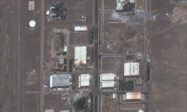 A satellite image shows damaged buildings at Iran's Natanz Nuclear Facility on June 14 after a series of Israeli strikes.