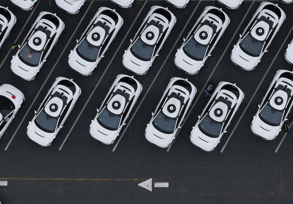 <i>Justin Sullivan/Getty Images via CNN Newsource</i><br/>In an aerial view