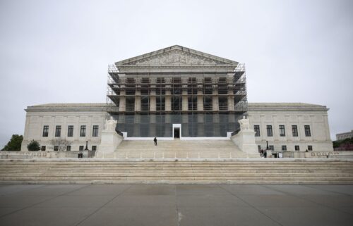 The U.S. Supreme Court is seen on April 07