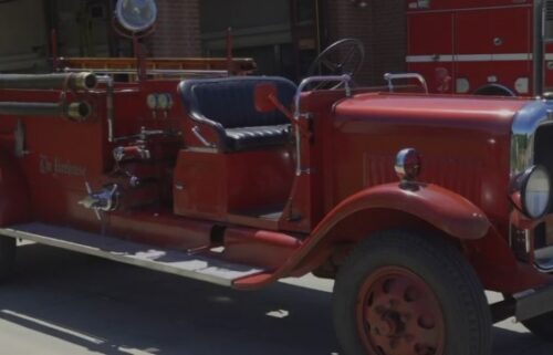 A nearly century-old fire engine is back where it first went into service: Yuba City.