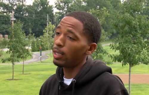 The man arrested early Sunday morning in downtown Indianapolis has called for the involved officers to be fired.