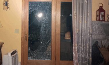 Police say they found a trail of destruction inside the home