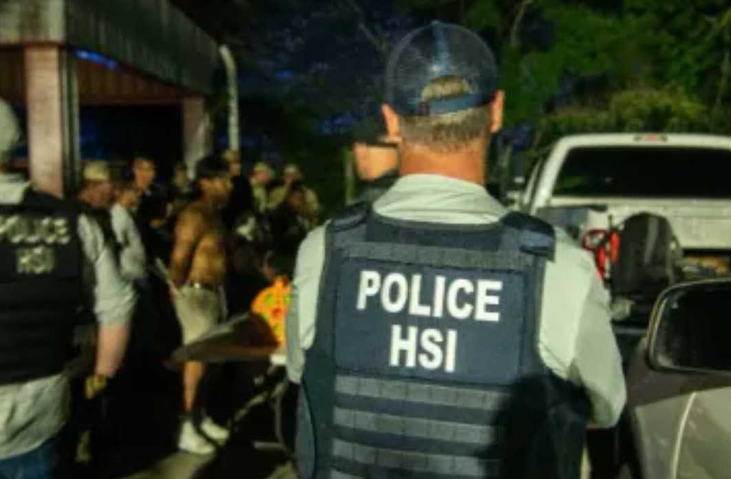 <i>U.S. Department of Homeland Security/WYFF via CNN Newsource</i><br/>The South Carolina Law Enforcement Division has charged two men after an Immigration and Customs Enforcement raid at a 