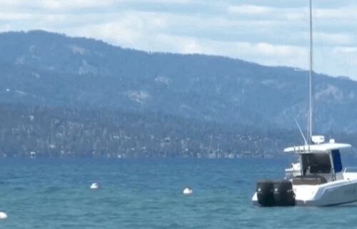 A boat capsized during Lake Tahoe storm
